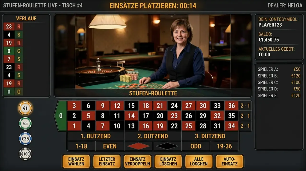 Live Dealer & Show-Games im Angebot von Lucky