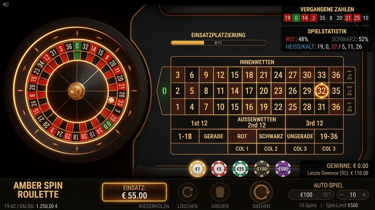 Klassische Tischspiele & Video Poker im Angebot von Lucky